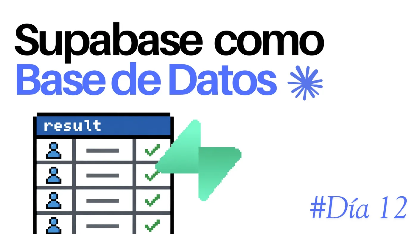 Lámina del día 12: Supabase como base de datos segura